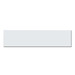 A glossy sticker, measuring 50 x 210mm, in a light shade with a smooth finish and a logo present.