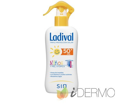 Ladival FPS 50+ niños y pieles atópicas fotoprotector spray 200 mL