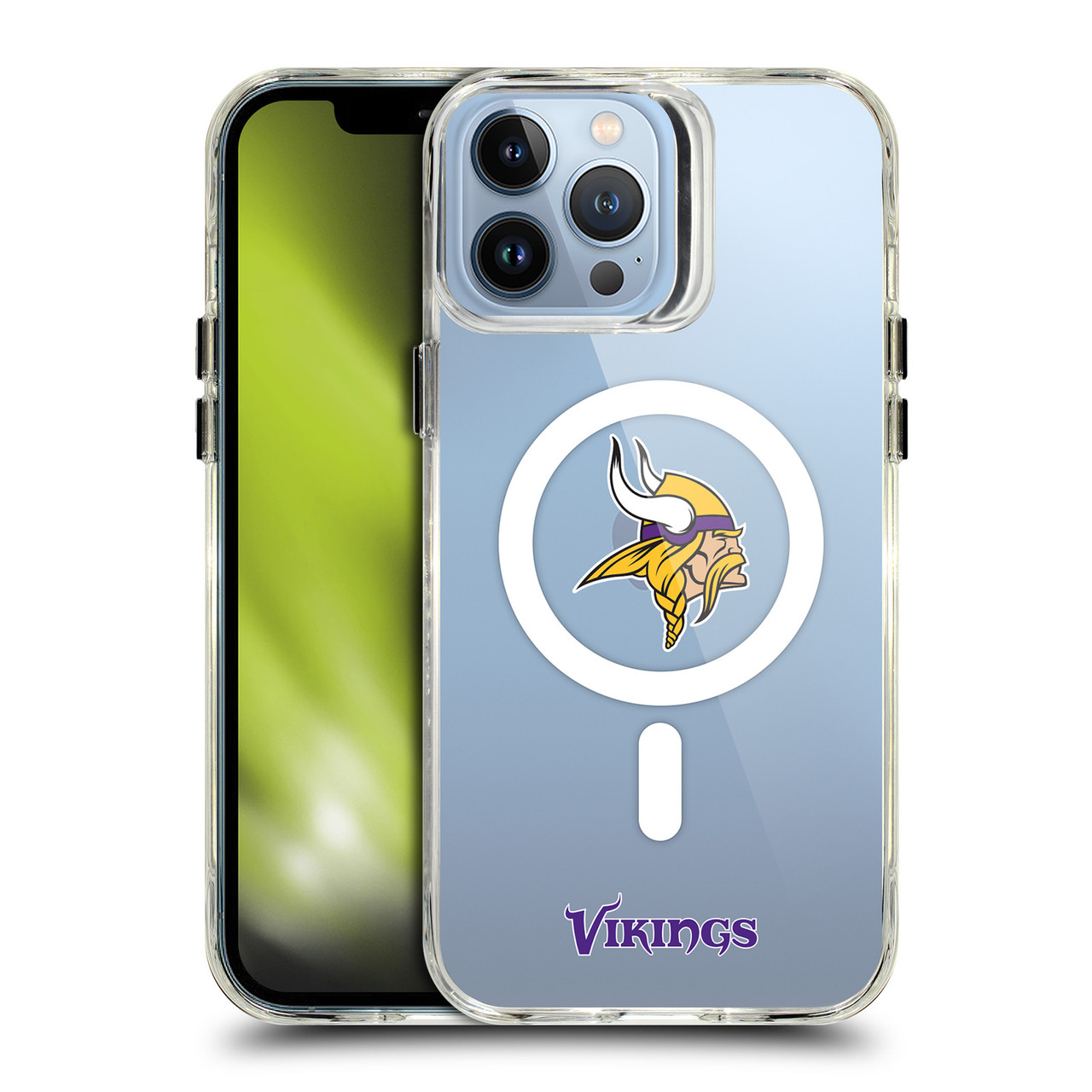 NFL Minnesota Vikings Logo SHOCKPROOF BUMPER CASE COMPATIBLE WITH Apple iPhone 13 Pro Max & MAGSAFE - Head Case Designs NFL Minnesota Vikings Logo SHOCKPROOF BUMPER CASE COMPATIBLE WITH Apple iPhone 13 Pro Max & MAGSAFE - Head Case Designs