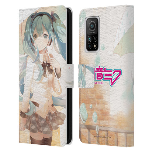 Hatsune Miku Graphics Rain Leather Book Wallet Case Cover For Xiaomi Mi 10T 5G