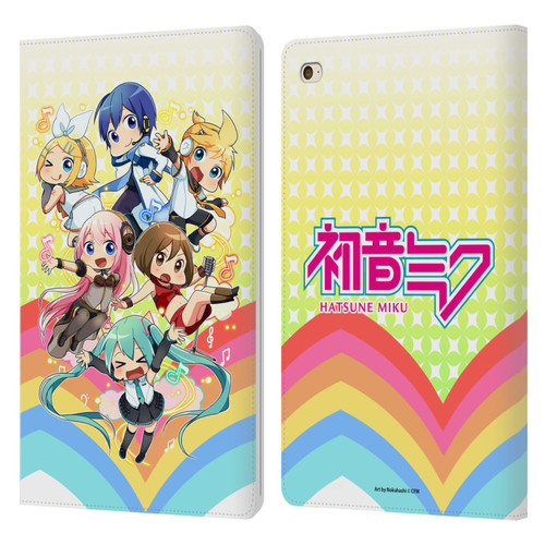 Hatsune Miku Virtual Singers Rainbow Leather Book Wallet Case Cover For Apple iPad mini 4