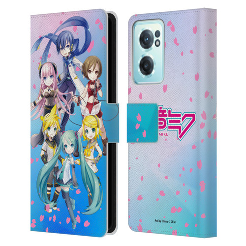 Hatsune Miku Virtual Singers Sakura Leather Book Wallet Case Cover For OnePlus Nord CE 2 5G