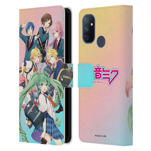 Hatsune Miku Virtual Singers High School Leather Book Wallet Case Cover For OnePlus Nord N100