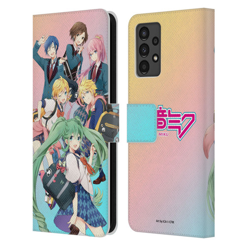 Hatsune Miku Virtual Singers High School Leather Book Wallet Case Cover For Samsung Galaxy A13 (2022)