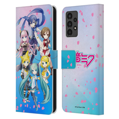 Hatsune Miku Virtual Singers Sakura Leather Book Wallet Case Cover For Samsung Galaxy A13 (2022)