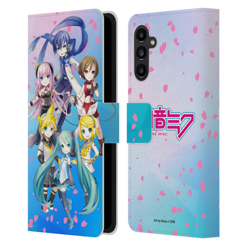 Hatsune Miku Virtual Singers Sakura Leather Book Wallet Case Cover For Samsung Galaxy A13 5G (2021)