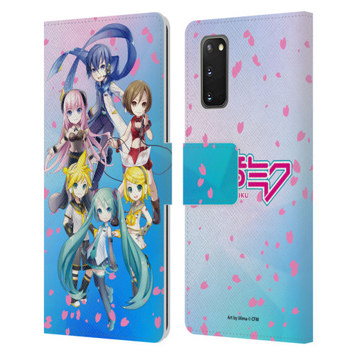 Hatsune Miku Virtual Singers Sakura Leather Book Wallet Case Cover For Samsung Galaxy S20 / S20 5G