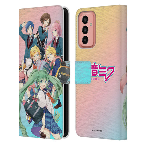 Hatsune Miku Virtual Singers High School Leather Book Wallet Case Cover For Samsung Galaxy M13 (2022)