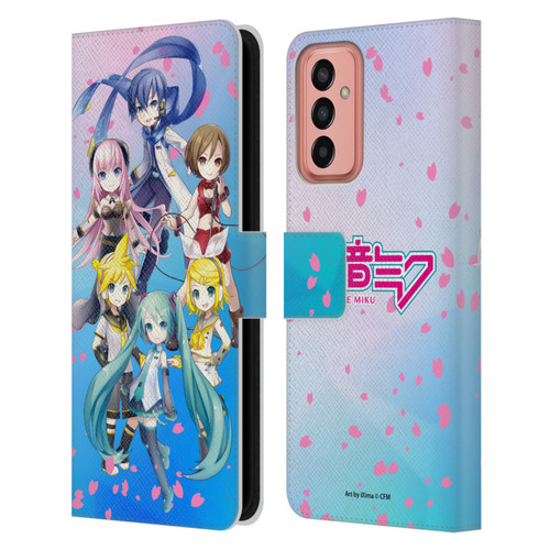 Hatsune Miku Virtual Singers Sakura Leather Book Wallet Case Cover For Samsung Galaxy M13 (2022)