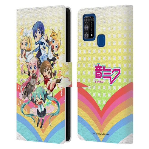 Hatsune Miku Virtual Singers Rainbow Leather Book Wallet Case Cover For Samsung Galaxy M31 (2020)