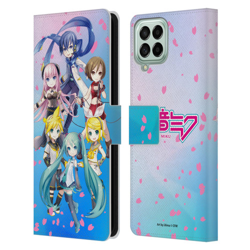 Hatsune Miku Virtual Singers Sakura Leather Book Wallet Case Cover For Samsung Galaxy M33 (2022)