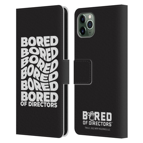 Bored of Directors Graphics Bored Leather Book Wallet Case Cover For Apple iPhone 11 Pro Max
