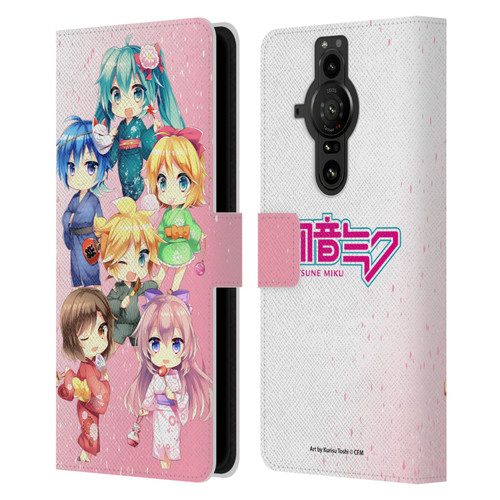 Hatsune Miku Virtual Singers Characters Leather Book Wallet Case Cover For Sony Xperia Pro-I