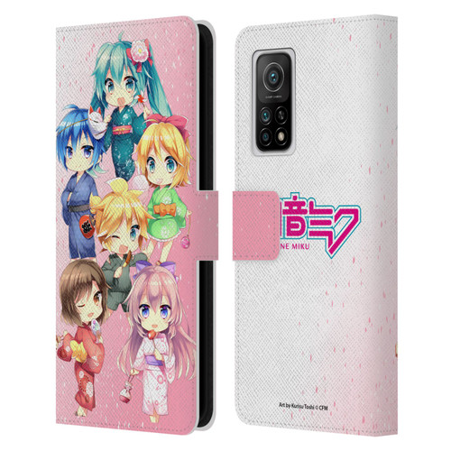 Hatsune Miku Virtual Singers Characters Leather Book Wallet Case Cover For Xiaomi Mi 10T 5G