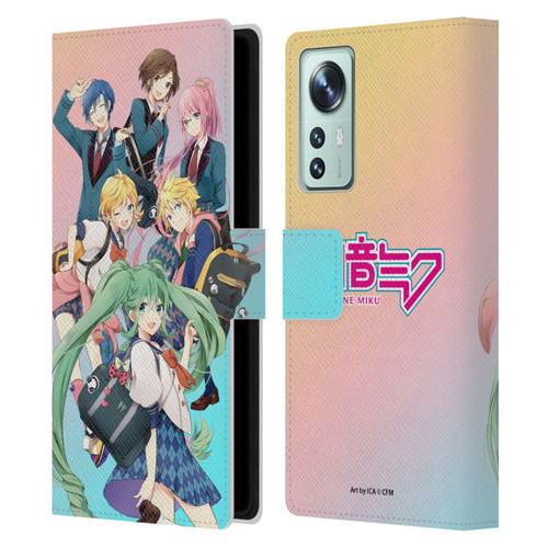 Hatsune Miku Virtual Singers High School Leather Book Wallet Case Cover For Xiaomi 12