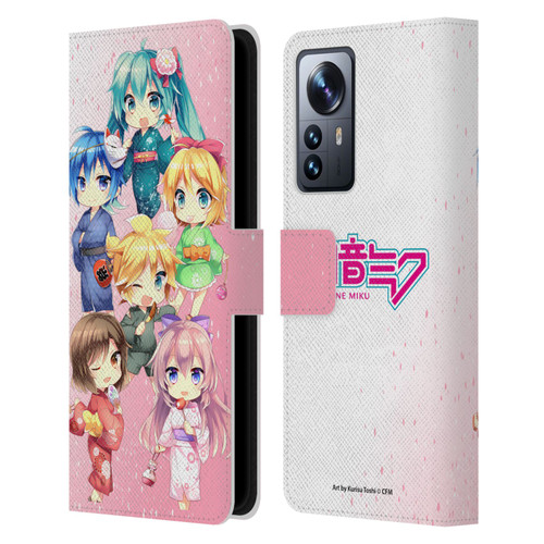 Hatsune Miku Virtual Singers Characters Leather Book Wallet Case Cover For Xiaomi 12 Pro