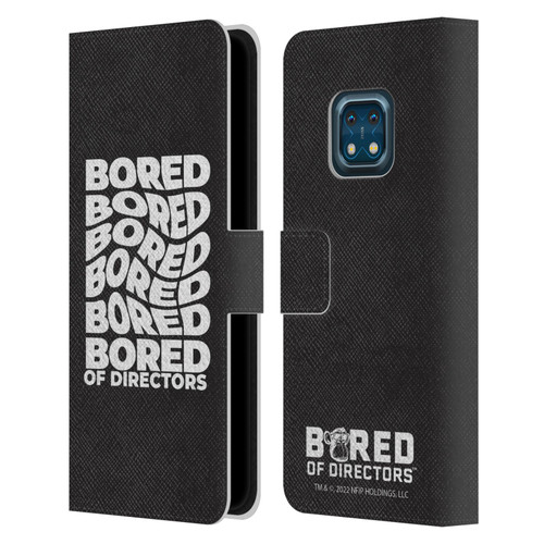 Bored of Directors Graphics Bored Leather Book Wallet Case Cover For Nokia XR20