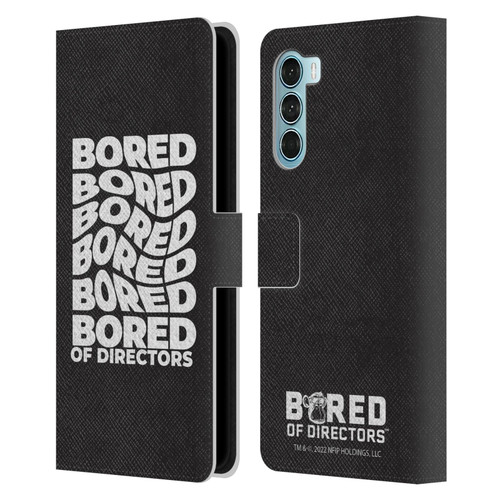 Bored of Directors Graphics Bored Leather Book Wallet Case Cover For Motorola Edge S30 / Moto G200 5G