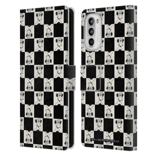 Bored of Directors Graphics Black And White Leather Book Wallet Case Cover For Motorola Moto G52