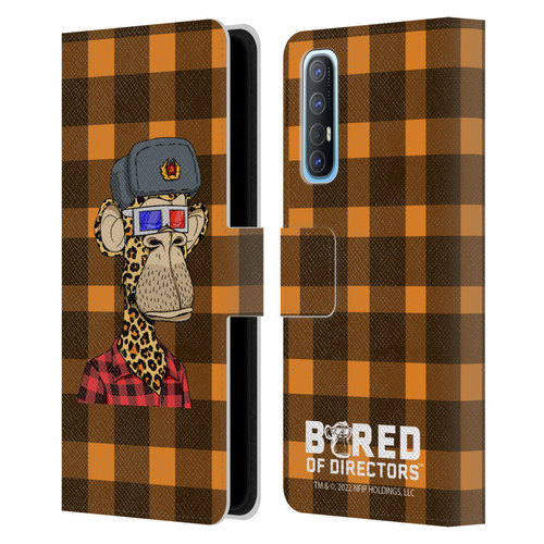 Bored of Directors Graphics APE #8950 Leather Book Wallet Case Cover For OPPO Find X2 Neo 5G