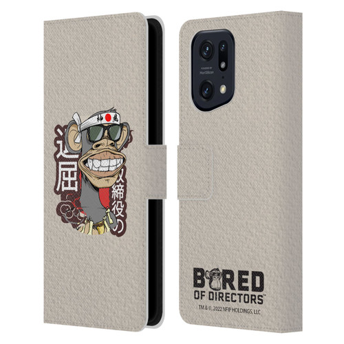 Bored of Directors Graphics APE #2585 Leather Book Wallet Case Cover For OPPO Find X5 Pro