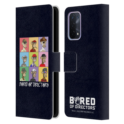 Bored of Directors Graphics Group Leather Book Wallet Case Cover For OPPO A54 5G