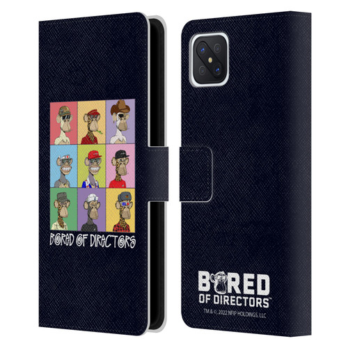 Bored of Directors Graphics Group Leather Book Wallet Case Cover For OPPO Reno4 Z 5G