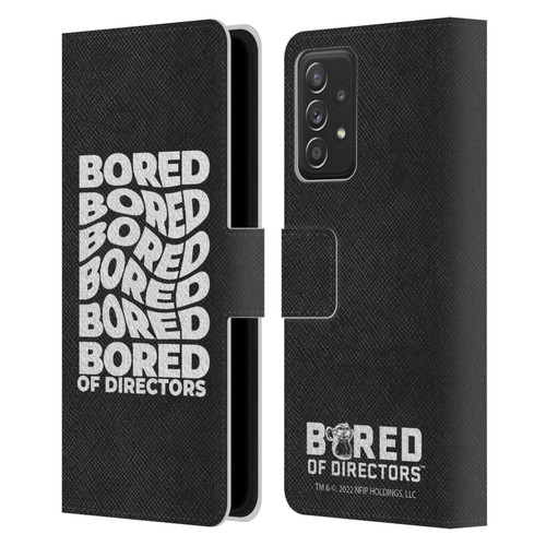 Bored of Directors Graphics Bored Leather Book Wallet Case Cover For Samsung Galaxy A52 / A52s / 5G (2021)