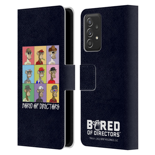Bored of Directors Graphics Group Leather Book Wallet Case Cover For Samsung Galaxy A52 / A52s / 5G (2021)
