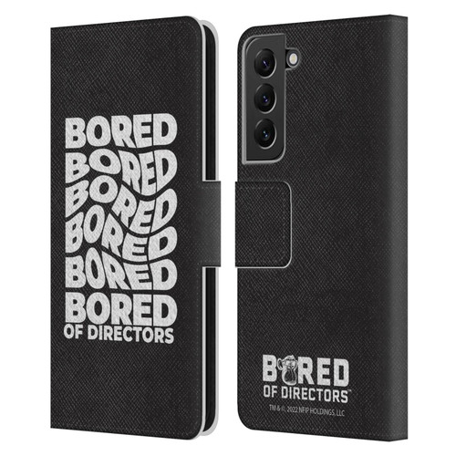 Bored of Directors Graphics Bored Leather Book Wallet Case Cover For Samsung Galaxy S22+ 5G