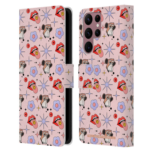 Bored of Directors Graphics Pattern Leather Book Wallet Case Cover For Samsung Galaxy S22 Ultra 5G