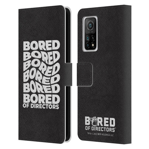 Bored of Directors Graphics Bored Leather Book Wallet Case Cover For Xiaomi Mi 10T 5G