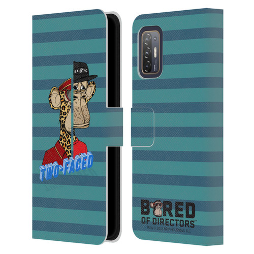 Bored of Directors Key Art Two-Faced Leather Book Wallet Case Cover For HTC Desire 21 Pro 5G