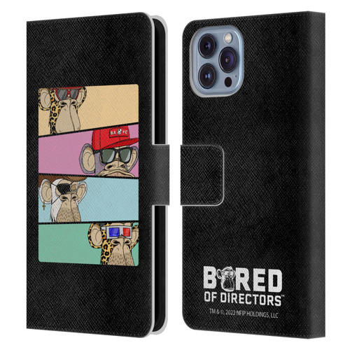 Bored of Directors Key Art Group Leather Book Wallet Case Cover For Apple iPhone 14