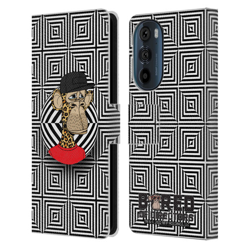 Bored of Directors Key Art APE #3179 Pattern Leather Book Wallet Case Cover For Motorola Edge 30