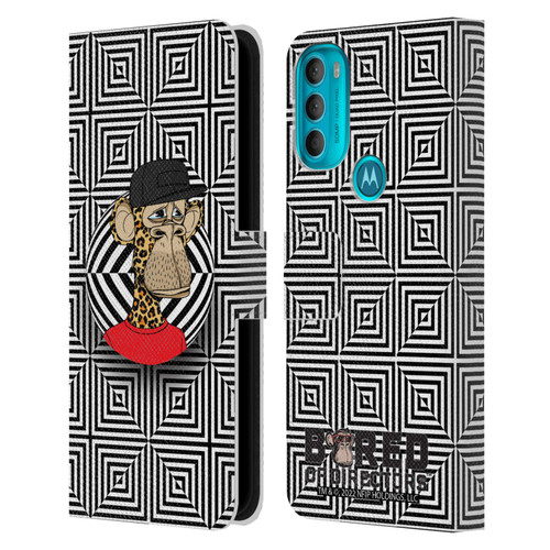 Bored of Directors Key Art APE #3179 Pattern Leather Book Wallet Case Cover For Motorola Moto G71 5G