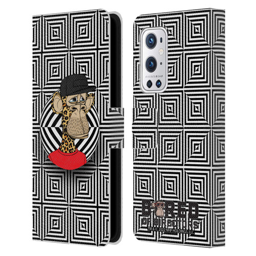 Bored of Directors Key Art APE #3179 Pattern Leather Book Wallet Case Cover For OnePlus 9 Pro