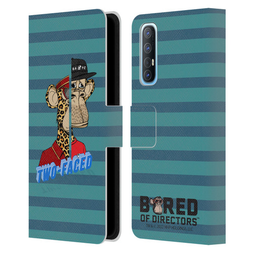 Bored of Directors Key Art Two-Faced Leather Book Wallet Case Cover For OPPO Find X2 Neo 5G