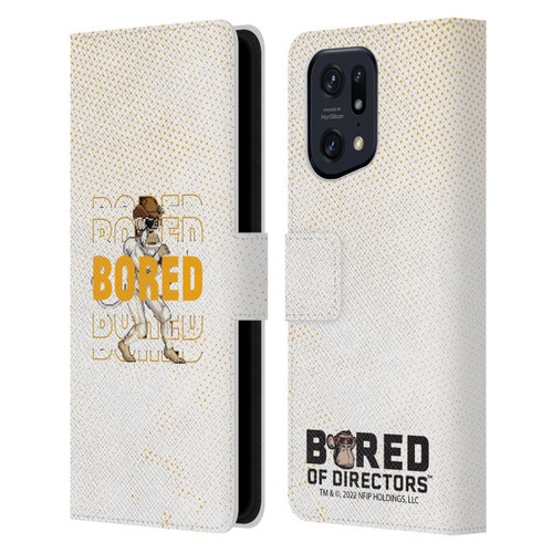 Bored of Directors Key Art Bored Leather Book Wallet Case Cover For OPPO Find X5 Pro