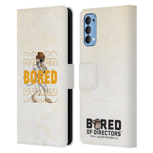 Bored of Directors Key Art Bored Leather Book Wallet Case Cover For OPPO Reno 4 5G