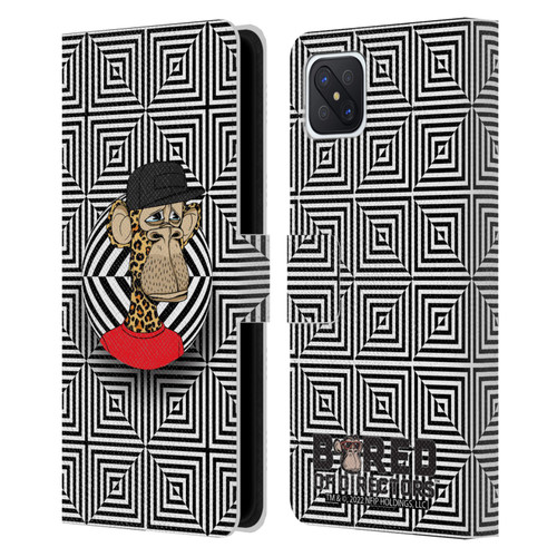 Bored of Directors Key Art APE #3179 Pattern Leather Book Wallet Case Cover For OPPO Reno4 Z 5G