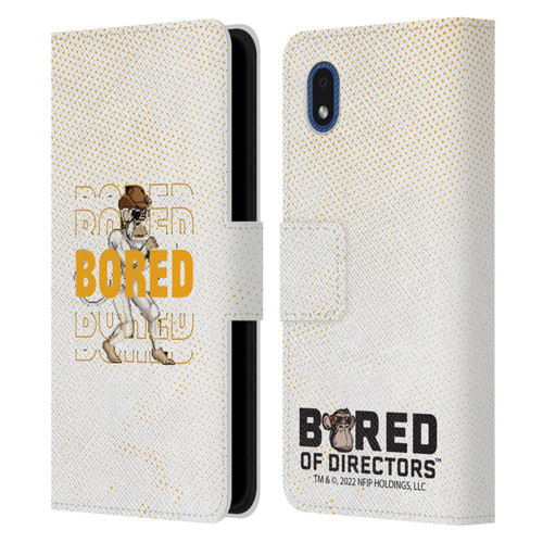 Bored of Directors Key Art Bored Leather Book Wallet Case Cover For Samsung Galaxy A01 Core (2020)