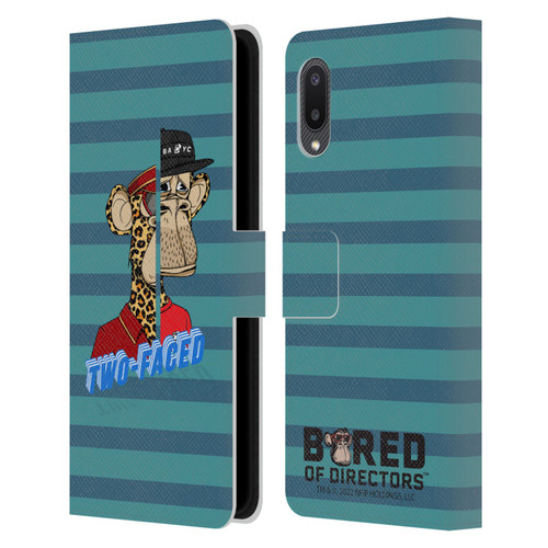 Bored of Directors Key Art Two-Faced Leather Book Wallet Case Cover For Samsung Galaxy A02/M02 (2021)