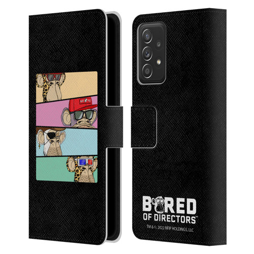 Bored of Directors Key Art Group Leather Book Wallet Case Cover For Samsung Galaxy A52 / A52s / 5G (2021)