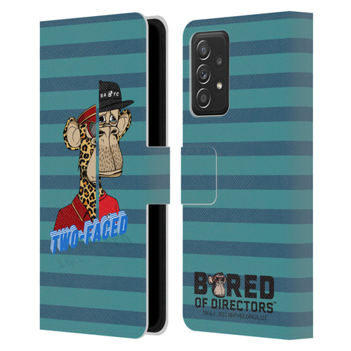 Bored of Directors Key Art Two-Faced Leather Book Wallet Case Cover For Samsung Galaxy A52 / A52s / 5G (2021)