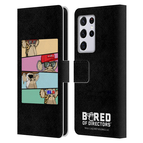Bored of Directors Key Art Group Leather Book Wallet Case Cover For Samsung Galaxy S21 Ultra 5G