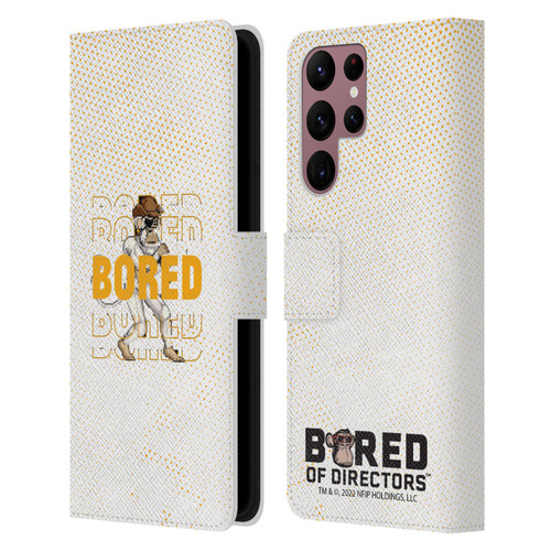 Bored of Directors Key Art Bored Leather Book Wallet Case Cover For Samsung Galaxy S22 Ultra 5G