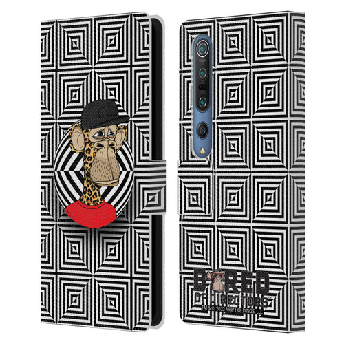 Bored of Directors Key Art APE #3179 Pattern Leather Book Wallet Case Cover For Xiaomi Mi 10 5G / Mi 10 Pro 5G