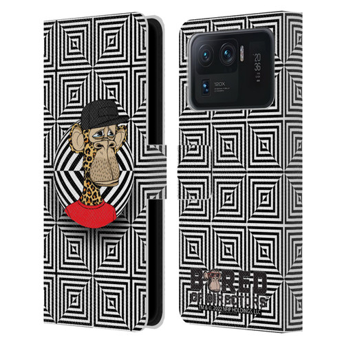 Bored of Directors Key Art APE #3179 Pattern Leather Book Wallet Case Cover For Xiaomi Mi 11 Ultra