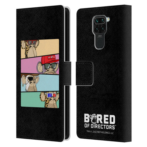 Bored of Directors Key Art Group Leather Book Wallet Case Cover For Xiaomi Redmi Note 9 / Redmi 10X 4G